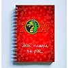 Скетчбук Sketchbook блокнот для малювання з новорічним принтом "Дракон 2024. Мої плани на рік" А3 Кавун 48