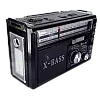 Портативний радіоприймач Golon RX-381/2 USB/SD з LED ліхтарем Чорний (1756375737)