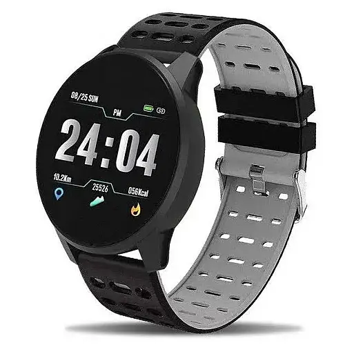 Фітнес-браслет No Brand 119PLUS Black Gray (16099-hbr)