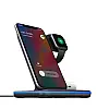 Бездротовий зарядний пристрій RIAS Q84 Qi 3в1 Black