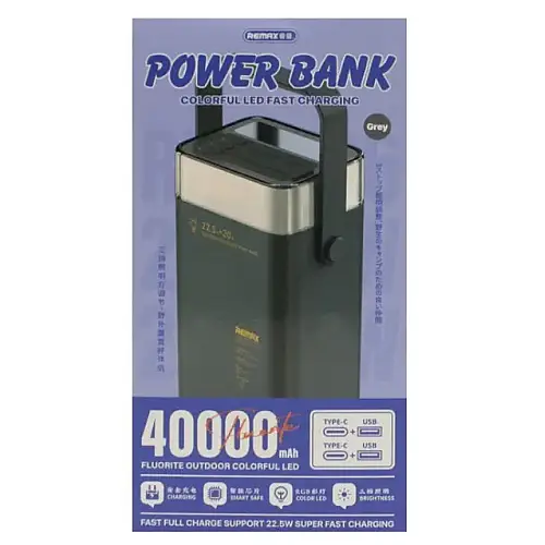 Універсальний зарядний акумулятор Remax RPP-596 40000 mAh
