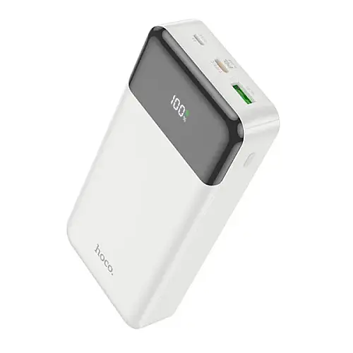Універсальний зарядний акумулятор Hoco J102A 20000mAh Cool figure PD20W QC3.0 Білий