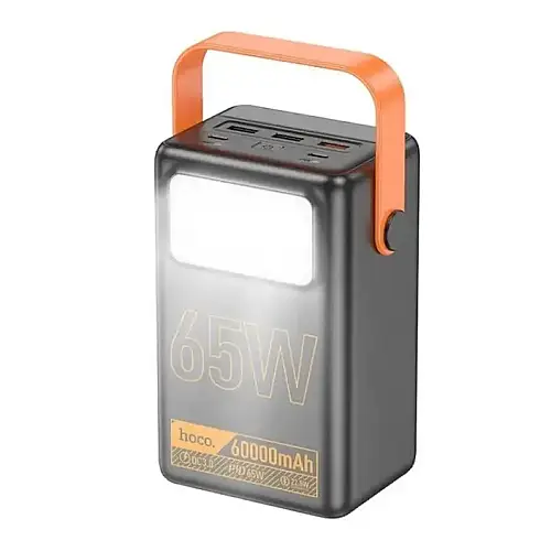 Універсальний зарядний акумулятор Hoco J110A 60000mAh Powerful PD65 LCD Чорний