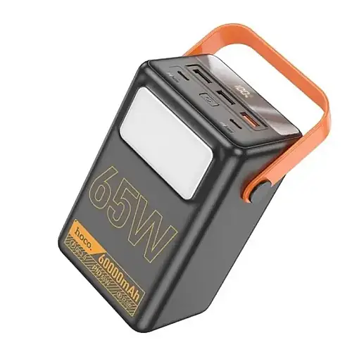 Універсальний зарядний акумулятор Hoco J110A 60000mAh Powerful PD65 LCD Чорний
