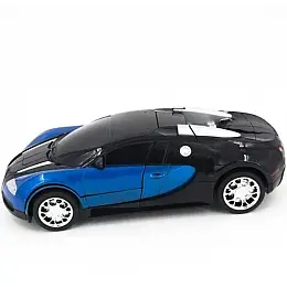 Радіоуправляюча машинка OPT-TOP Bugati робот з пультом 1:18 Robot Car синій (2086350965)