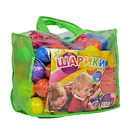 Шарики м'які M-toys 8 см 100 шт Різнокольорові (6939)