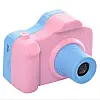 Детский фотоаппарат No Brand Developmental Toys 8х5х6 см 32 Гб Розово-голубой (112715)