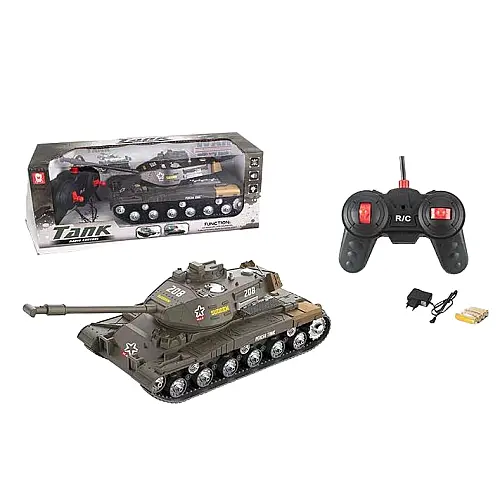 Танк на радіоуправлінні Yufeng Radio Control 4,8V 29.5 х 11.5 х 12 см Зелений (121000)