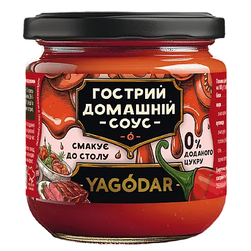 Натуральні соуси без цукру YAGODAR 5 шт (2386738218)