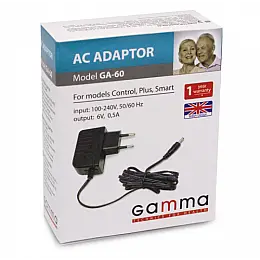 Адаптер сетевой Gamma GA-60 для тонометров (Optima, Control, Smart, Plus)