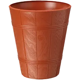 Горшок для цветов Derevo Palma-1 7,5 л терракот Form-Plastic