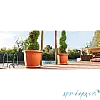 Горшок для цветов Villa 110 л терракотовый Serinova