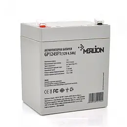 Акумуляторна батарея Merlion AGM GP1245F1 12V 4.5Ah