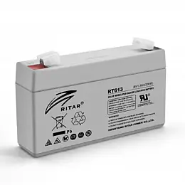 Акумуляторна батарея AGM Ritar RT613 6V 1.3Ah