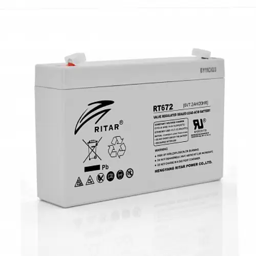 Аккумуляторная батарея AGM Ritar RT672 6V 7.2Ah
