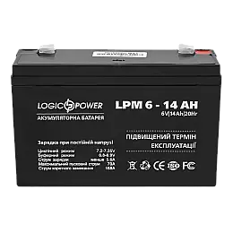 Акумулятор AGM LogicPower LPM 6-14 AH
