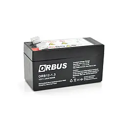 Аккумуляторная батарея ORBUS ORB1213 AGM 12V 1.3Ah