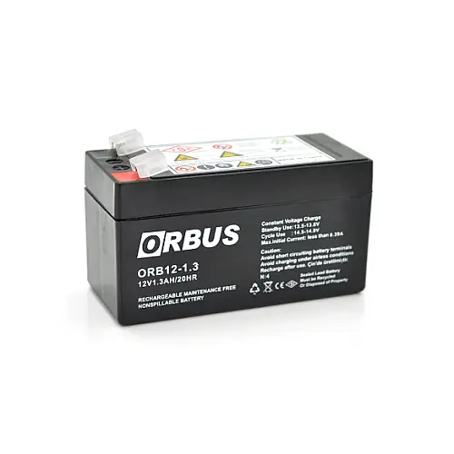 Аккумуляторная батарея ORBUS ORB1213 AGM 12V 1.3Ah