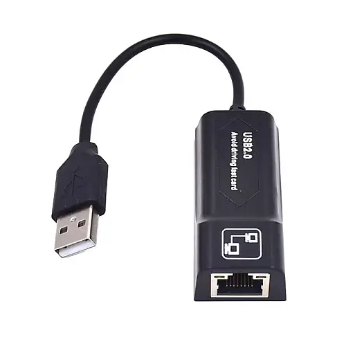 Сетевий адаптер перехідник Pix-Link USB LAN SR9900 мережна карта Black (16158-hbr)