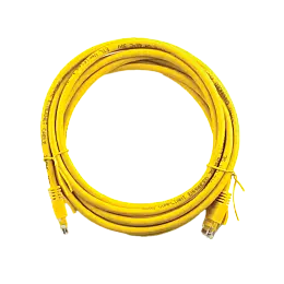 Патч-корд литой GreenVision UTP RJ45 5Е 1 м желтый