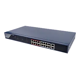 Комутатор мережевий POE GreenVision GV-019-AI-16 2PG