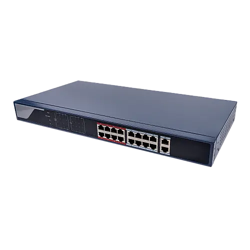 Комутатор мережевий POE GreenVision GV-019-AI-16 2PG