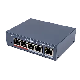 Комутатор мережевий POE GreenVision GV-017-AI-4 1P