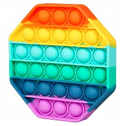 Игрушка антистресс VigohA Pop It Радужный Многоугольник