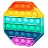 Игрушка антистресс VigohA Pop It сенсорная тактильная 8-миугольник Радуга