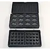 Сендвичница Domotec MS 7704 вафельница 4 в 1 Черный (008090)
