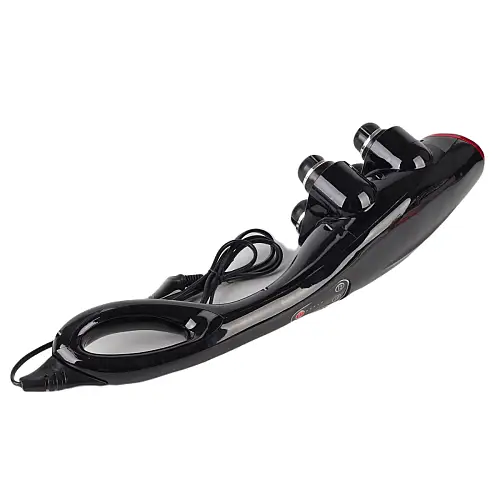 Ручной массажер для мышц RIAS Quad Action Percussion 12в1 Black (3_01222)