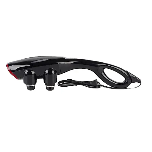 Ручной массажер для мышц RIAS Quad Action Percussion 12в1 Black (3_01222)
