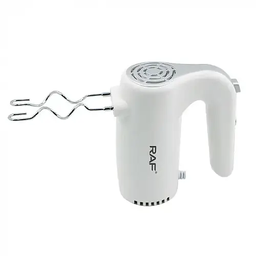 Миксер ручной RAF R.6680W с 2 сменными насадками 150W White (3_03474)
