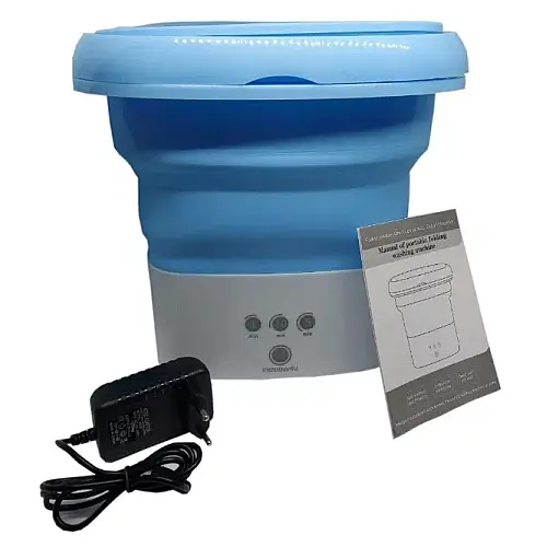 Міні-пральна машина OPT-TOP Folding Washing Machine блакитна (1894523542)