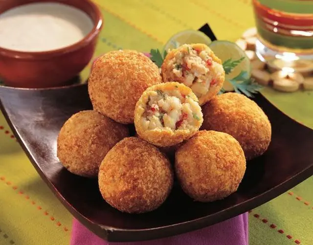 фотография вкусной новогодней картошки