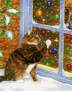 фотография новогодняя gif анимация