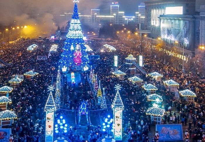 фото Новый год в Харькове