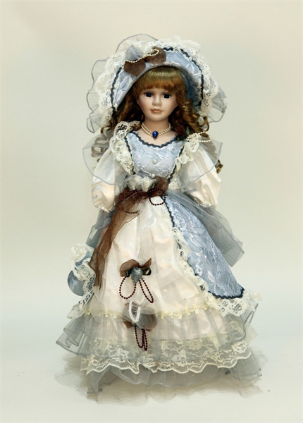 Кукла сувенирная фарфоровая коллекционная Лилия Vintage Doll