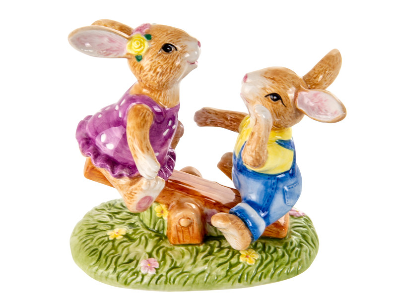 Декоративная фигурка Веселые крольчата 11 см Lefard AL113894